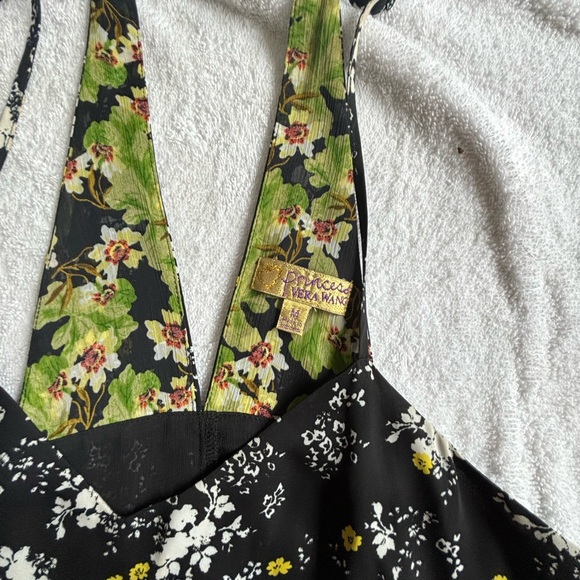 Floral sundress princess Vera wang size M - Picture 2 of 4